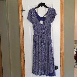 Maeve Flutter open back dress